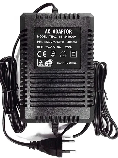 Hikvision PTZ strømforsyning AC24V 3A