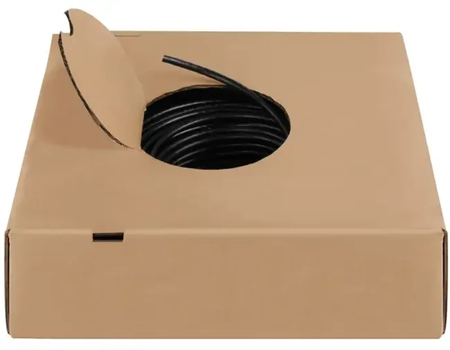 Cat 6 U/UTP outdoor network cable on reel - Black