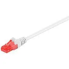 0.25 meter CAT6 U/UTP network cable WHITE
