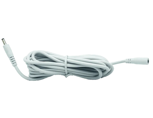 Hikvision 12V Power Extension cable 8m WHITE
