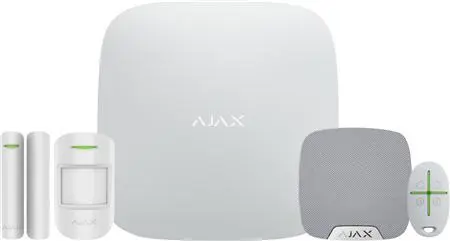 Ajax alarm-kit w. siren -  WHITE