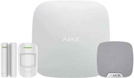 Ajax alarm-kit2 w. sirene - WHITE