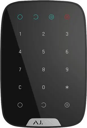 Ajax Keypad kontrollpanel -  SVART