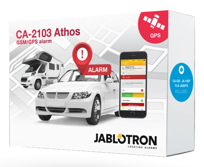 Jablotron CA-2103SET-P ATHOS GSM / GPS Car Alarm with PIR