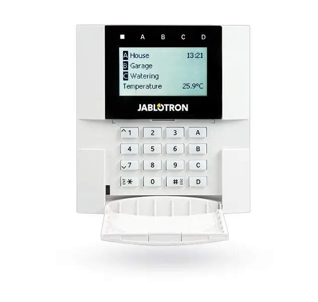 Jablotron JA-150E Wireless operation with LCD, keyboard and PROX