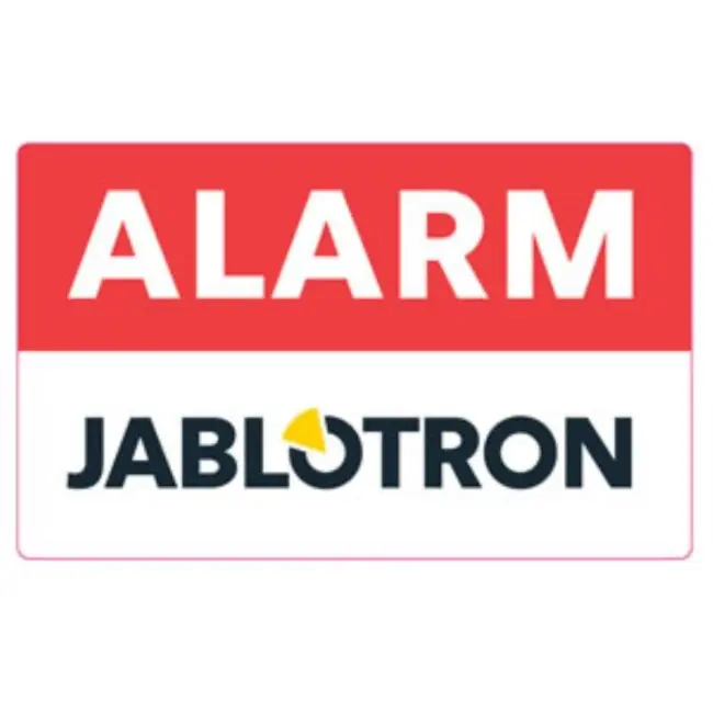 Jablotron alarmklistermærke til indvendig påsætning