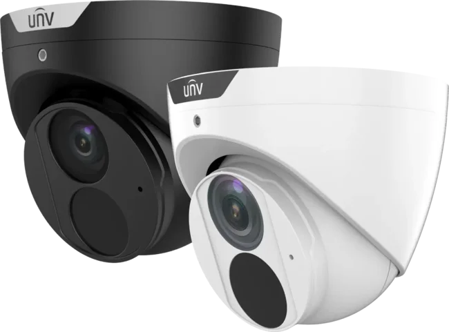 Uniview 4MP smart-turret IR mic