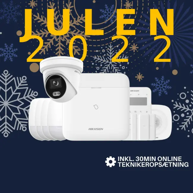 Christmas offer 1 - Complete package with alarm and surveillance camera
