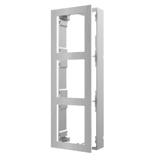 Hikvision DS-KD-ACW3/S Monteringsramme til tre moduler i rustfrit stål