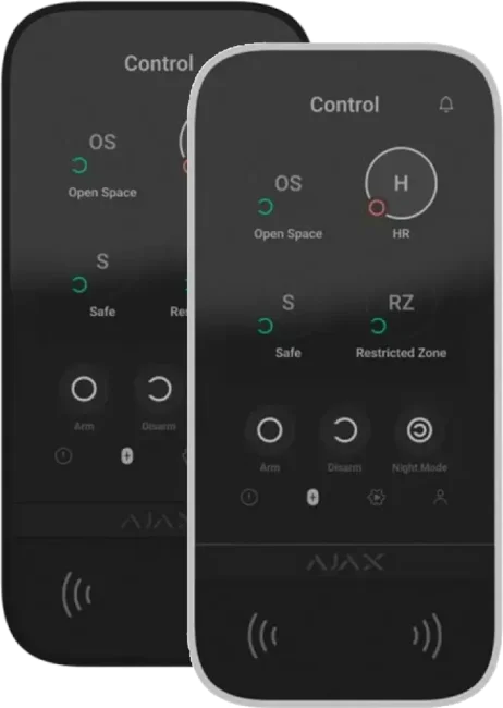 Ajax KeyPad TouchScreen - Betjeningspanel