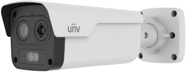 Uniview termisk og optisk bullet 10mm mic/spk/strobe