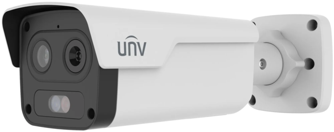 Uniview termisk og optisk bullet 3mm mic/spk/strobe