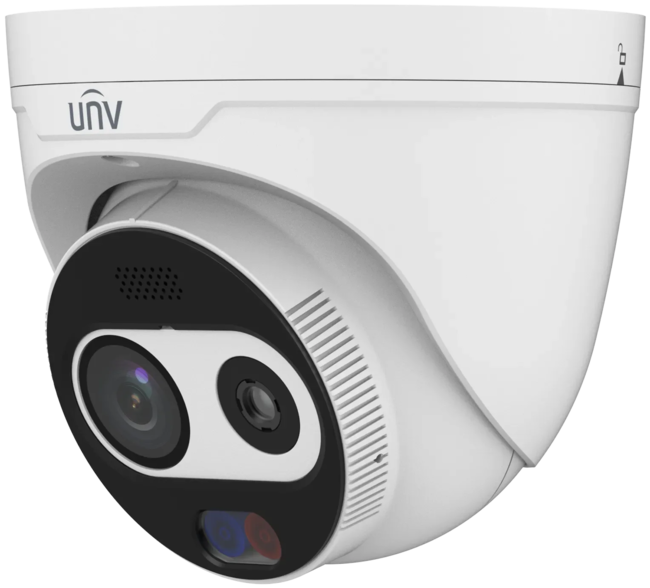 Uniview termisk og optisk turret 2mm mic/spk/strobe