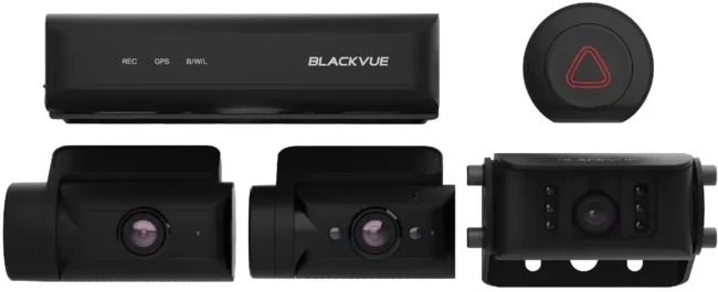 BlackVue DR770X Box-3CH Truck Pro 2K Dashcam for trucks with front, rear and cabin camera
