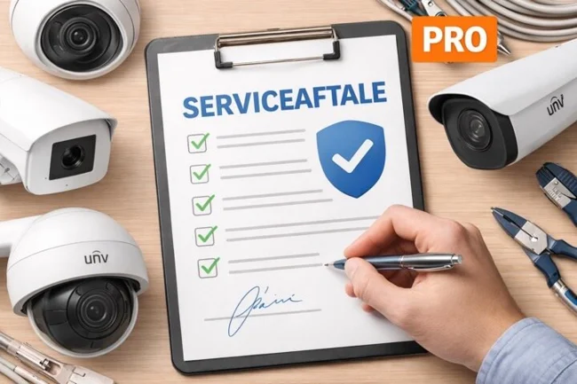 Uniview serviceaftale PRO (1 md.)