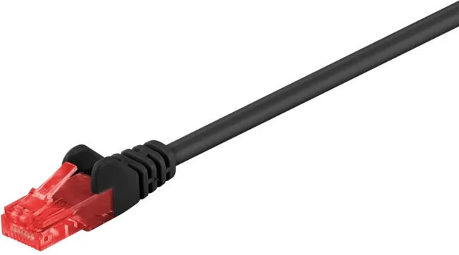 Black network cable