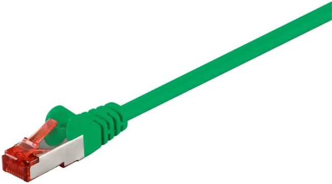 Grön nätverkskabel