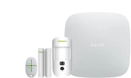 logik etnisk Frigøre Ajax alarm-2 kit - HVID - 4.199,00 kr. hos IPcam-shop.dk