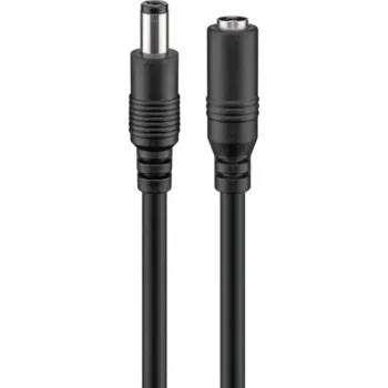 12V DC skjøteledning svart