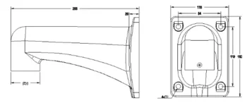 Dahua PFB303W Wall Mount for PTZ Camera