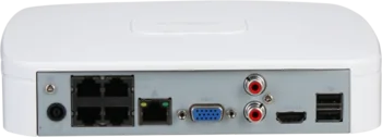 Dahua NVR4104-P-4KS2/L 4-kanals NVR-inspelare med PoE
