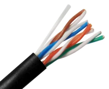 Cat6 Installation cable Outdoor 100M Black