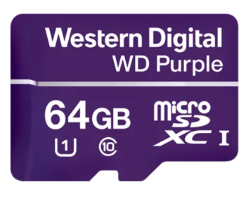 WD Purple Micro SD-Card 64GB