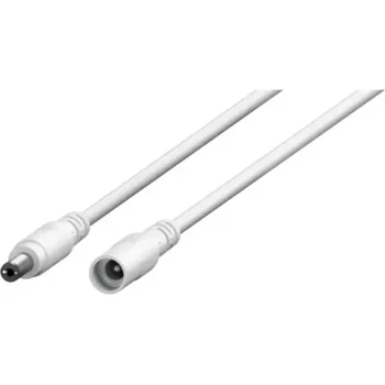 12V DC Extension Cable White