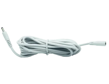Hikvision 12V Strøm Forlænger kabel 3m HVID