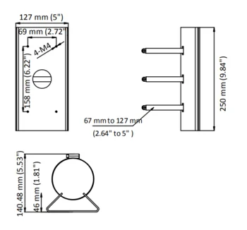 Hikvision DS-1275ZJ-P1 Mast fittings