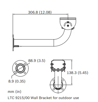 Bosch LTC 9215/00 Wall bracket