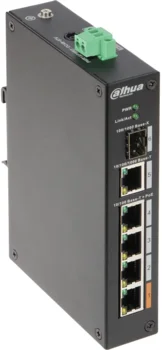 Dahua PFS3106-4ET-60 4-port PoE switch with Hi-PoE 60W, PoE watchdog and PoE up to 250 m