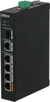 Dahua PFS3106-4ET-60 4-port PoE switch with Hi-PoE 60W, PoE watchdog and PoE up to 250 m