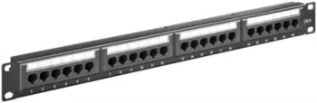 MicroConnect PP-013 19" 1U 24ports CAT6 patchpanel