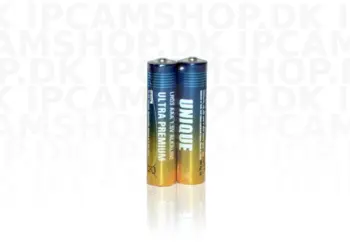 Unikt Ultra Premium Alkaline AAA 1,5V batteri - 2 stk.