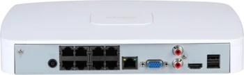 Dahua NVR4108-8P-4KS2/L 8-kanals NVR-opptaker med PoE