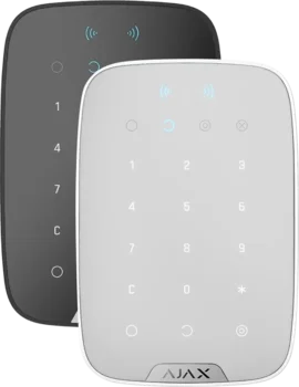 Ajax KeyPad Plus - Kontrollpanel m. kortläsare