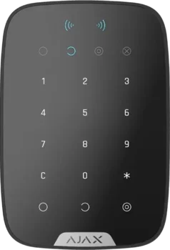 Ajax KeyPad Plus - Kontrollpanel med kortleser