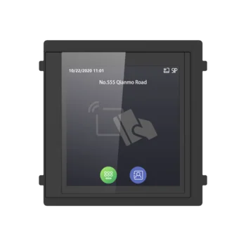 Hikvision DS-KD-TDM Touch Display Modul med Mifare Kort læser