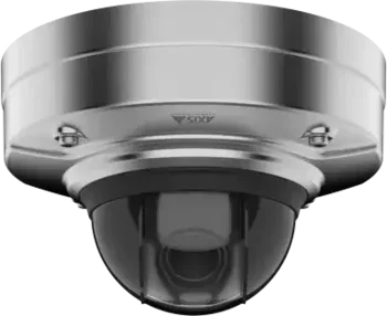 AXIS Q3538-SLVE 8 MP dome camera in stainless steel with AI, motor zoom and IR
