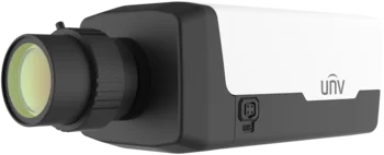 Uniview 4MP LightHunter WDR box camera C/CS lens alarm I/O audio I/O intelligent analysis