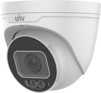 Uniview 8MP smart turret IR mic/spk/light/strobe