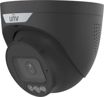 Uniview 8MP smart-turret IR mic/spk/lys/strobe
