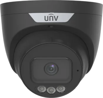 Uniview 8MP smart-turret IR mic/spk/lys/strobe