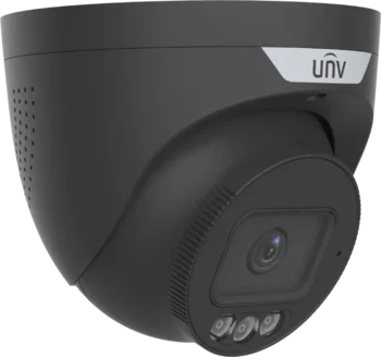 Uniview 8MP smart-turret IR mic/spk/lys/strobe