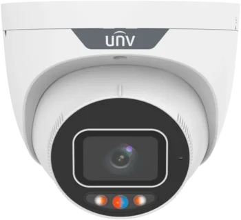 Uniview 8MP smart-turret IR mic/spk/lys/strobe