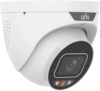 Uniview 8MP smart-turret IR mic/spk/lys/strobe