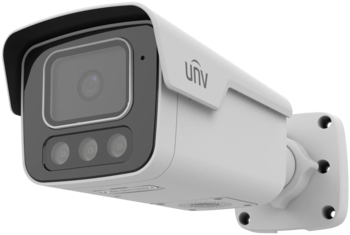 Uniview 8MP smart-bullet IR mic/spk/lys/strobe