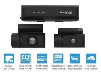 DR970X Box-2CH Plus 8MP Bilkamera