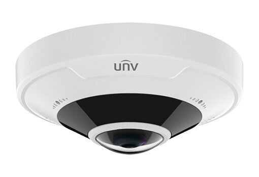 Uniview 12MP smart-fiskeøje IR mic/spk